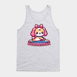 Cute Puppy Yoga instructor Tank Top